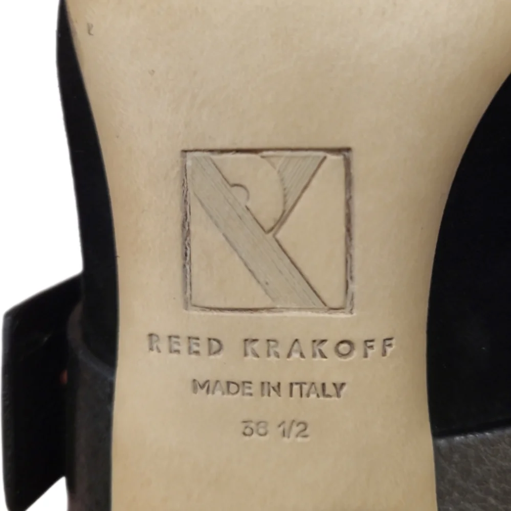 REED KRAKOFF | Winter‎ Black Suede Stilettos in Size EU 38.5